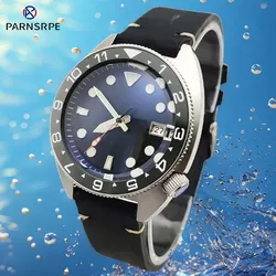 2024 new design automatic mechanical watch casual sports stainless steel waterproof watch NH35 sapphire men's watch clock