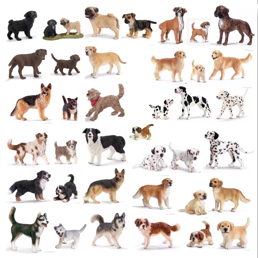 Wysokiej jakości model psa, symulacja, zabawka, golden retriever, owczarek niemiecki, wzór w kropki, statyczna lalka zwierzęca dla dzieci w wieku 4+