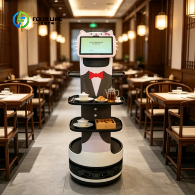 Custom Smart Outdoor Delivery Robot, Multifunctional Home Food and Package Distribution Robot for Logistic & Daily Service