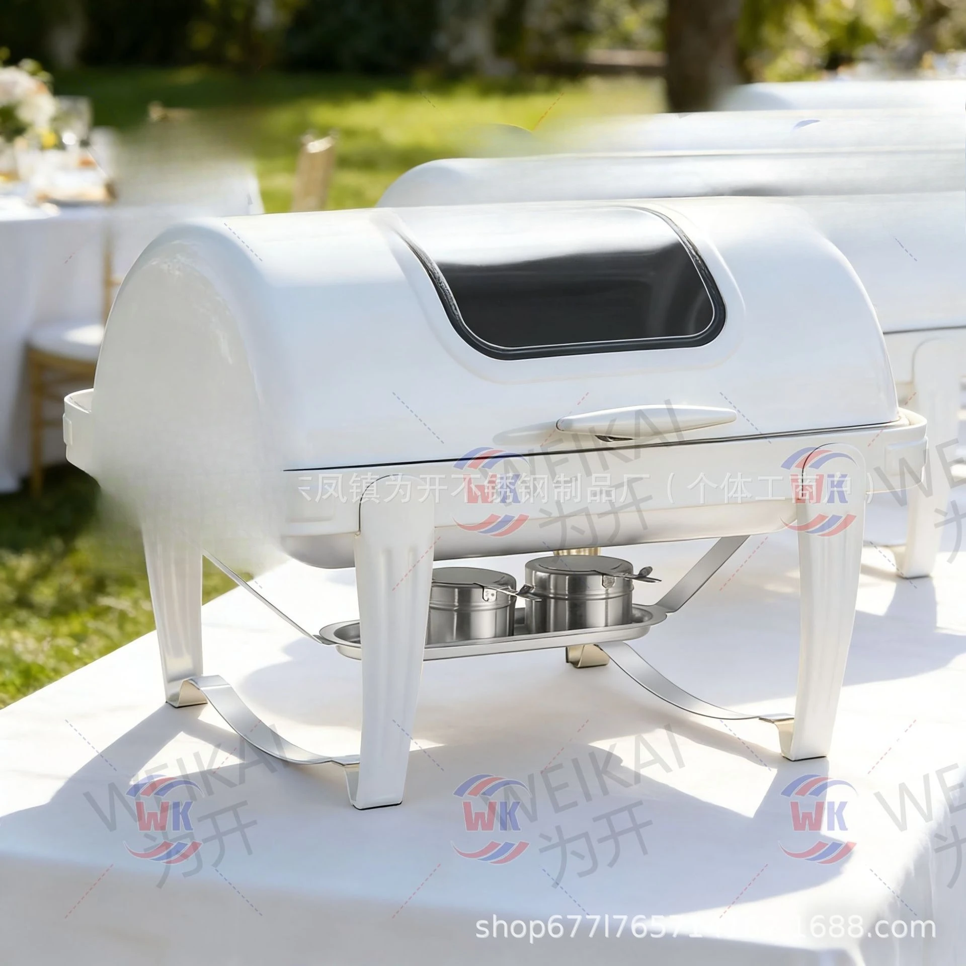 Buffet stove Golden Buffy stove 9L/12L rectangular visual hotel restaurant thermal insulation stove