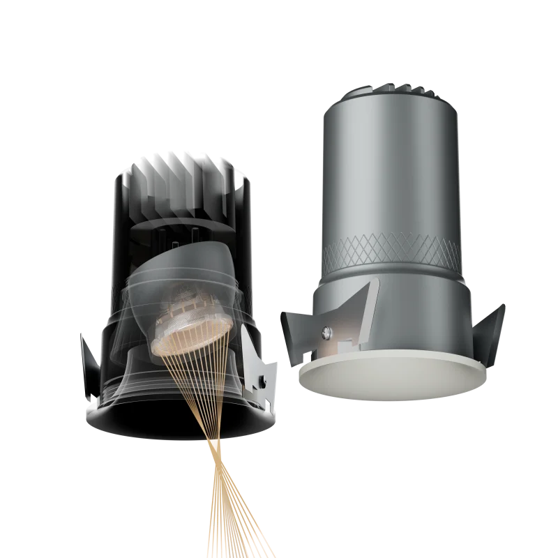 2026 The Latest Black Mythology Series Deep Anti-Glare Spotlights Rotate in 360 Degrees, The Light Spot Does Not Deform