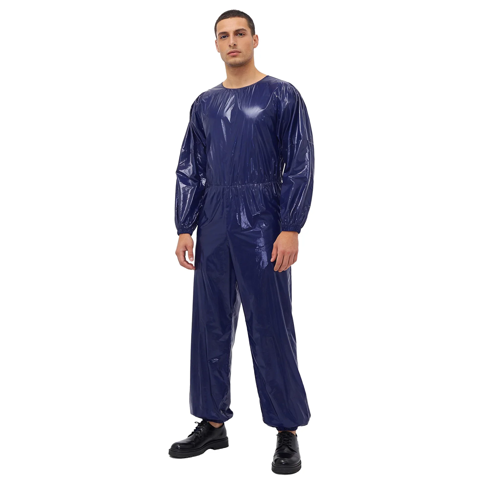 

Унисекс комбинезон для сауны с длинными рукавами и водонепроницаемыми брюками, для похудения, фитнеса, тренировок, уличная одежда