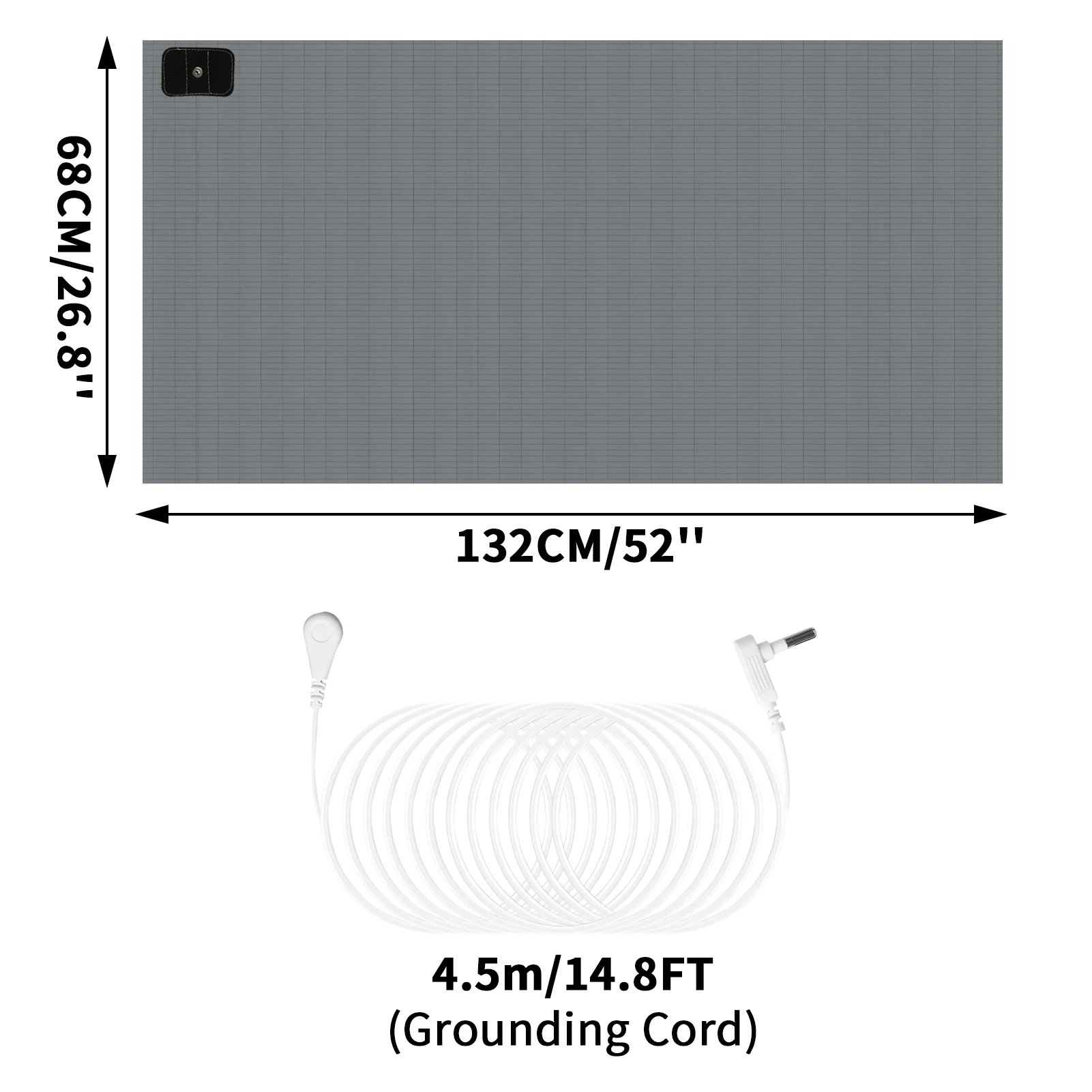 68x132CM Grey