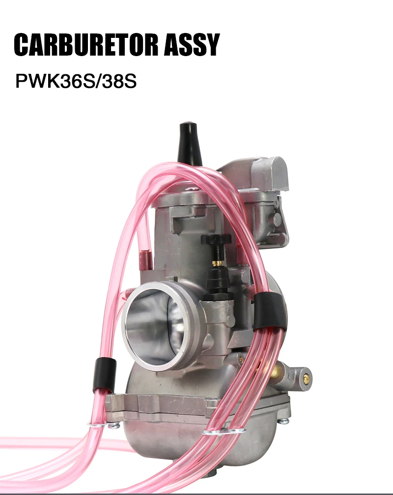 SCL MOTOS Motorcycle Carburetor PWK PWK36S PWK38S For UTV 125-300CC Keihin PWK 36/38 Short Body Quad Vent Air Striker Carburetor