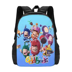 Oddbods-mochila de animación de Tv para niños, bolsas de moda, serie de fundas de dibujos animados 2020, gran oferta, 2021