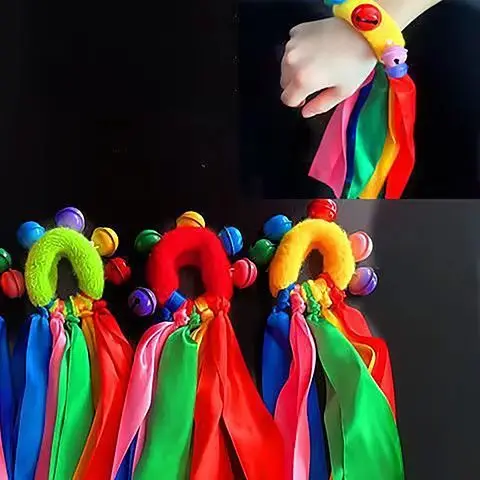 

1 шт., детская лента на запястье, командный спорт, помпон для черлидинга, большой матч, помп-клуб, танцевальный реквизит, эластичный браслет с эластичной веревкой