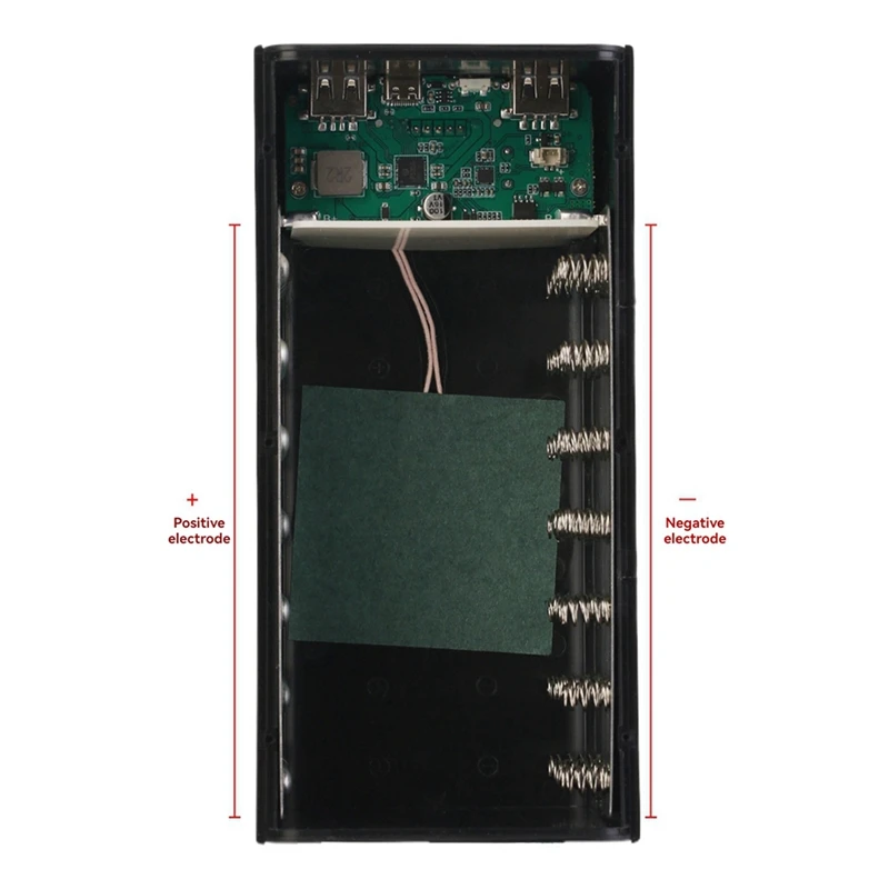 22.5W DIY Powers Bank Box With Fast Charging And LCD Display Removable Mobile Power Box For 28X18650 Battery Outer Case