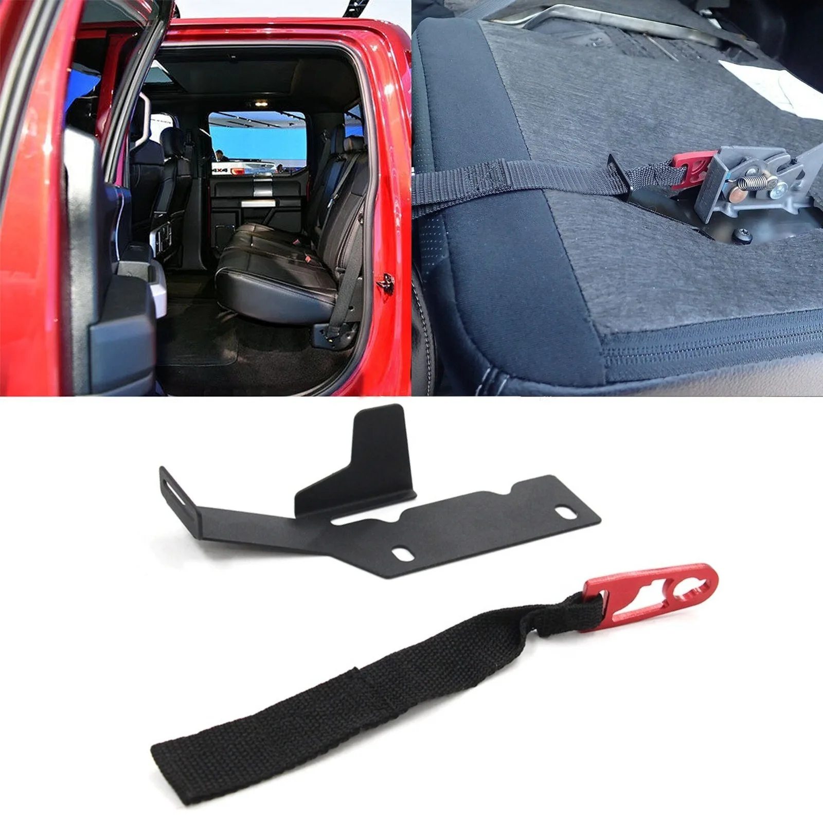 High Quality Car Rear Seat Release Band Latch Kit Replacement For Ford F150 2009-2018 F250 F350 2017-2019 2810547