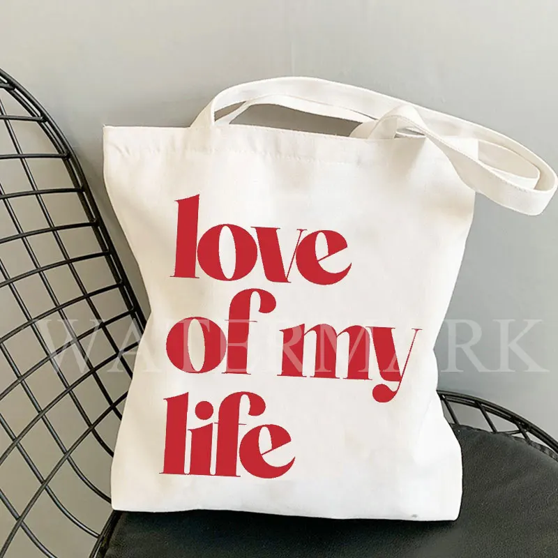 Love of My Lift Shopping Bag Harry Inspired Tote Bag Harry\'s House Side Bag for Ladies Gift Cute Tote Bags Canvas  Shopper Bag