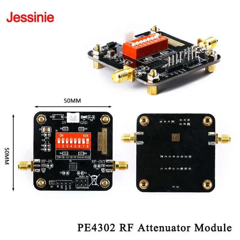 PE4302 Digital RF Attenuator Module Broadband High Attenuation Accuracy High Linearity DC-4000MHz