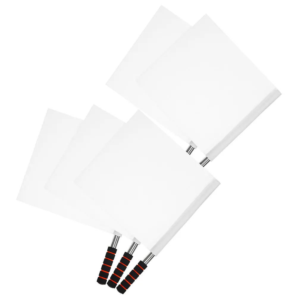

5pcs Athletic Competition Flag Referee Flags For Sports Training Traffic Control Hand Signal Flags