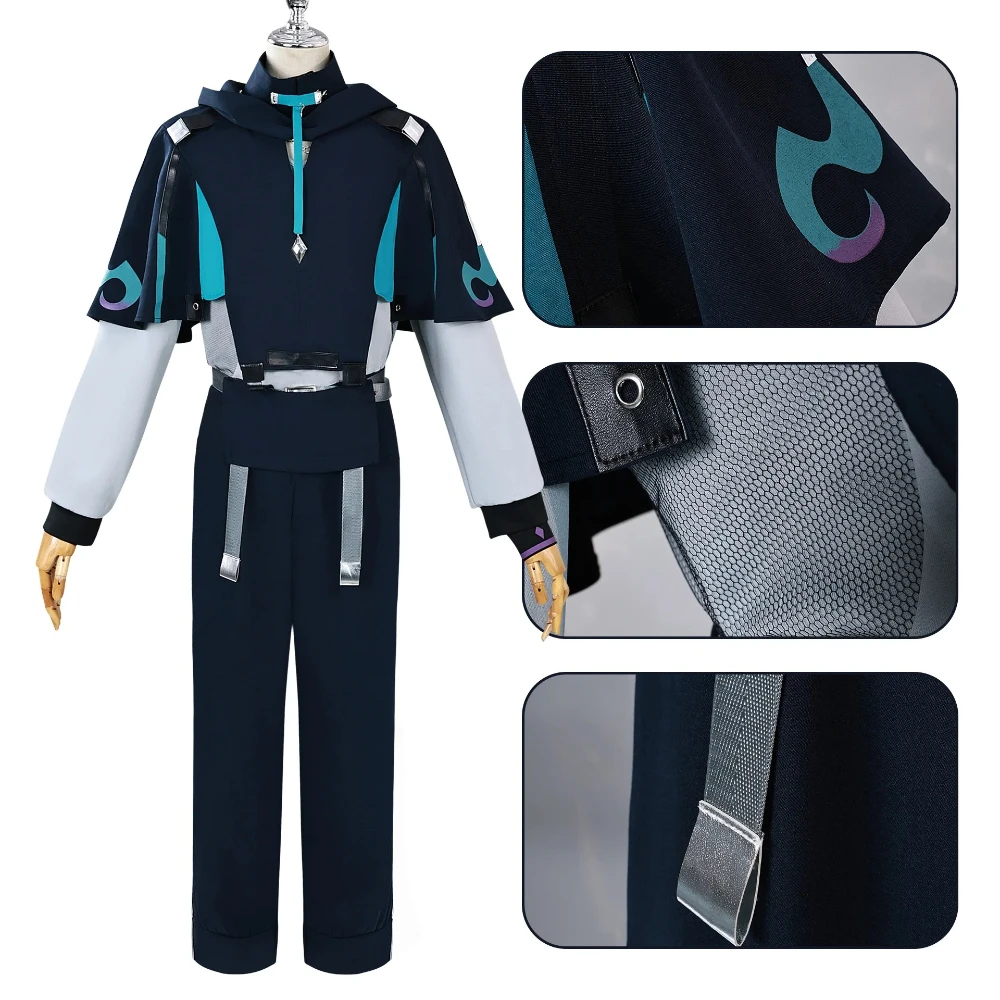 

2025 Genshin Impact Outfits Coat Full Set Halloween Uniform New Xiao Cosplay Costume Game Carnival Clothing Adult Men shuauiw