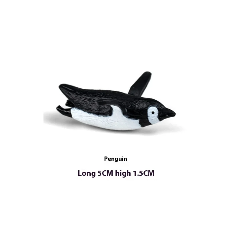 Leuke Gemengde Pinguïn Beeldje Decoratie Accessoires Beeldjes Model Actiefiguren Miniatuur Pvc Leuk Speelgoed Voor Kinderen Gift