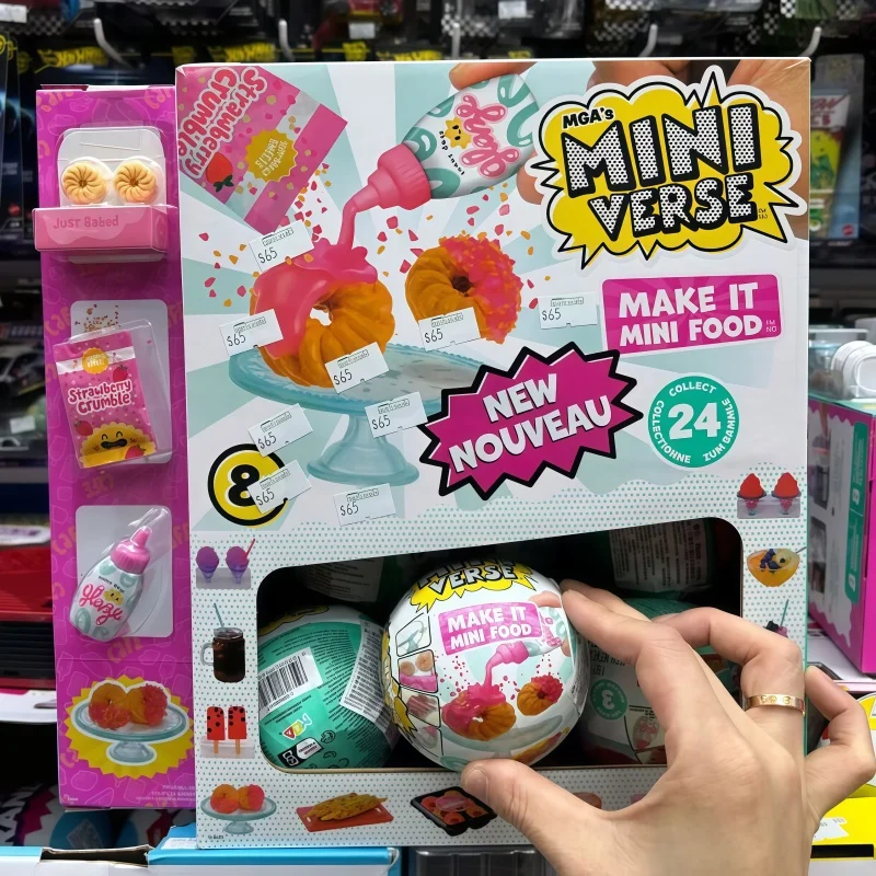 

Оригинальный Miniverse Make It Mini Food Cafe Series 3, мини-коллекционная коллекция, мини-мяч, глухой шар, украшение, подарки на день рождения для мальчика