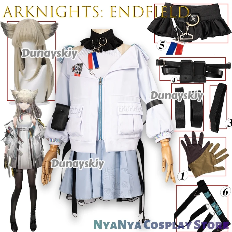 

Arknights Endfield Perlica Anime Style Role Play 코스튬 Cosplay Halloween Disfraz Mujer Косплей 코스튬 Full Set Christmas Kawaii