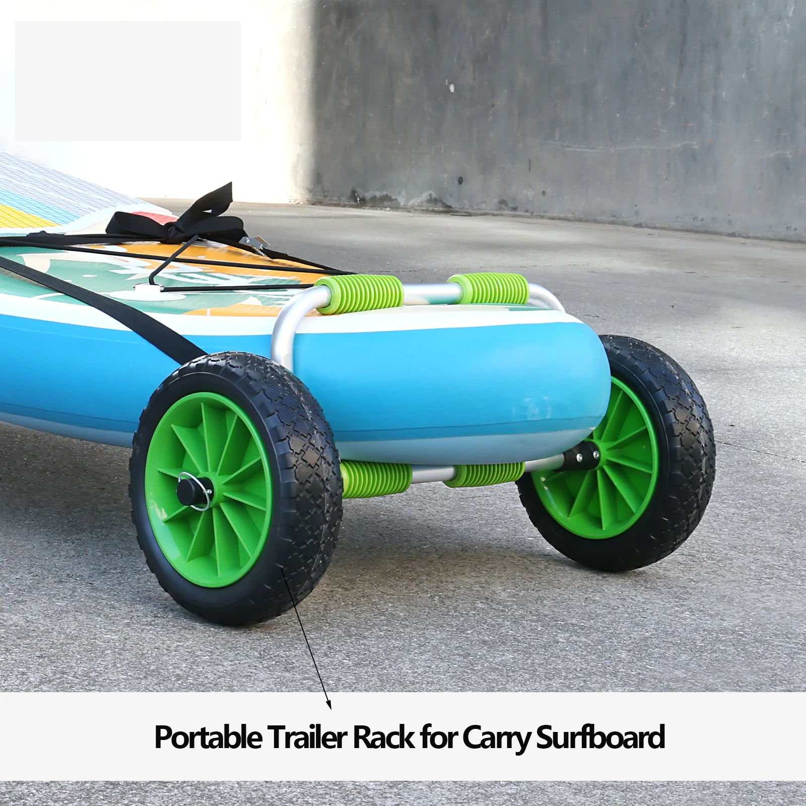Portable Alloy Trailer for Carry Paddleboards & Surfboards Universal Trailer Bracket for Pulp Board End Panels
