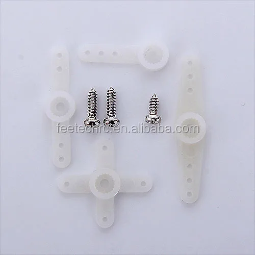 Mini Small Servo 6V 0,6Kg Kunststoffgetriebe 0,09Sec Kunststoffgehäuse 4,4G mit 20T Arm 120 Grad Analogservo für Arduin Line Bot