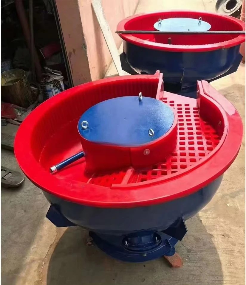 Vibratory Tumbler 60L Metal Rims Vibrating Stone Rotary Polishing Tumbling Vibration Tumbler Metal Sheet Part Deburring Machine