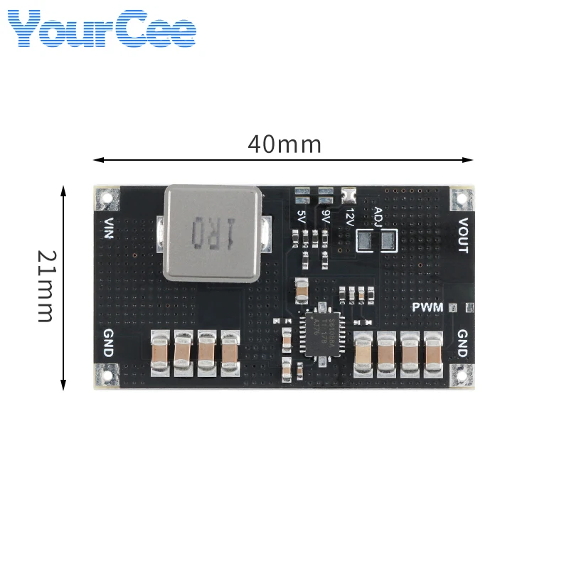 2 pz/1 pz TPS61088 DC Batteria Al Litio Ad Alta Potenza Step Up Boost Board Modulo di Alimentazione 5 V 9 V 12 V 10A 1 MHz Interruttore di Frequenza