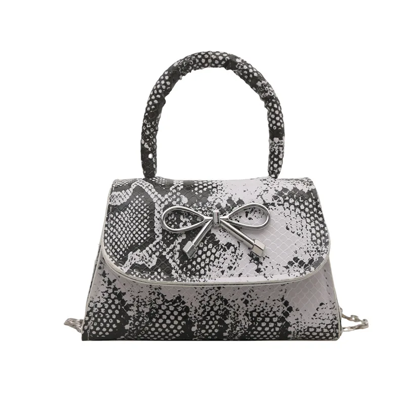 

Serpentine Simple Texture 2025 Spring New Style Stylish Design Handheld Cross Shoulder Small Square Bag tote bag bolso marca y2k
