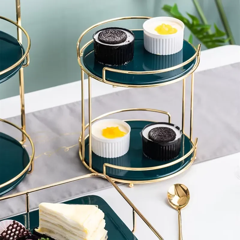 Luxuriöses Goldenes Tortenstän – Display Risers Set Bewertung und Preis