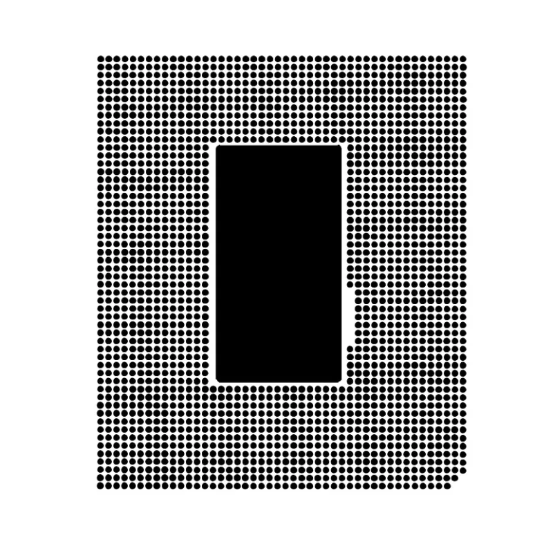 SRMEB i9-13950HX SRMEC i9-13900HX SRMED i7-13650HX SRLGG i9-12950HX SRLGK i9-12900HX SRLGM i7-12650HX 0.45MM 1964 BGA Stencil