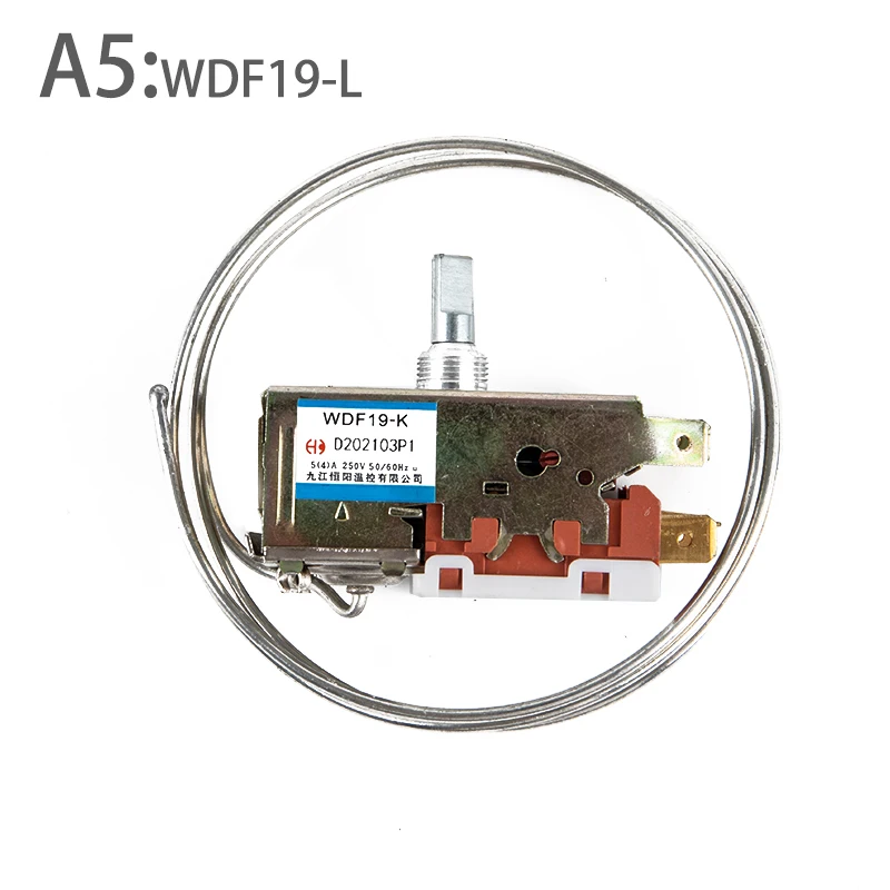 Produktbild von Kühlschrank-Thermostat WDF18/WDF19 Ersatz – Metall, 3- Oder 2-polig, D-förmige Welle, Für Kühlschränke & Gefrierschränke
