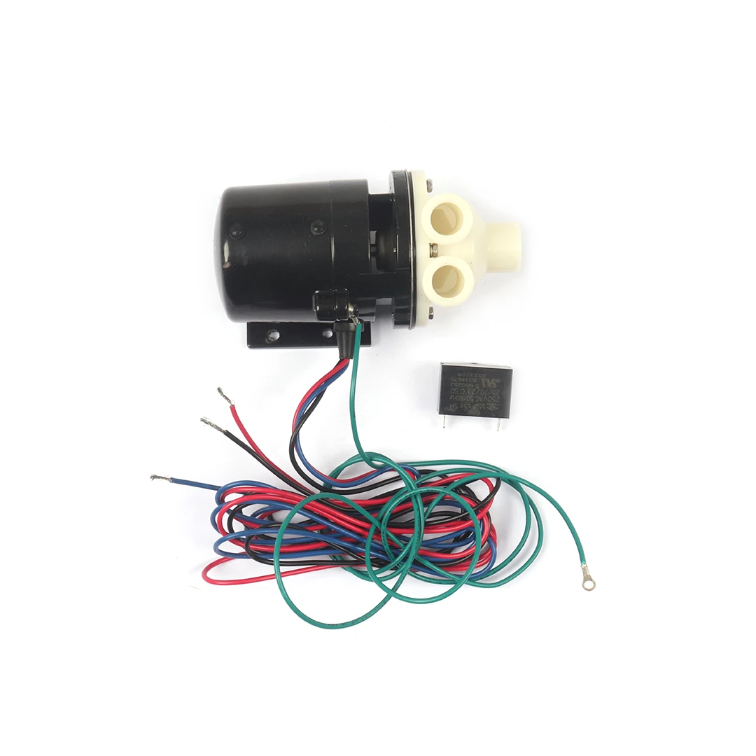 

Replacement Pump Motor Assembly for Hoshizaki PA0613 Ice Maker Water Pump includes run capacitor and leads 120V 60Hz 10W 0.4 Amp