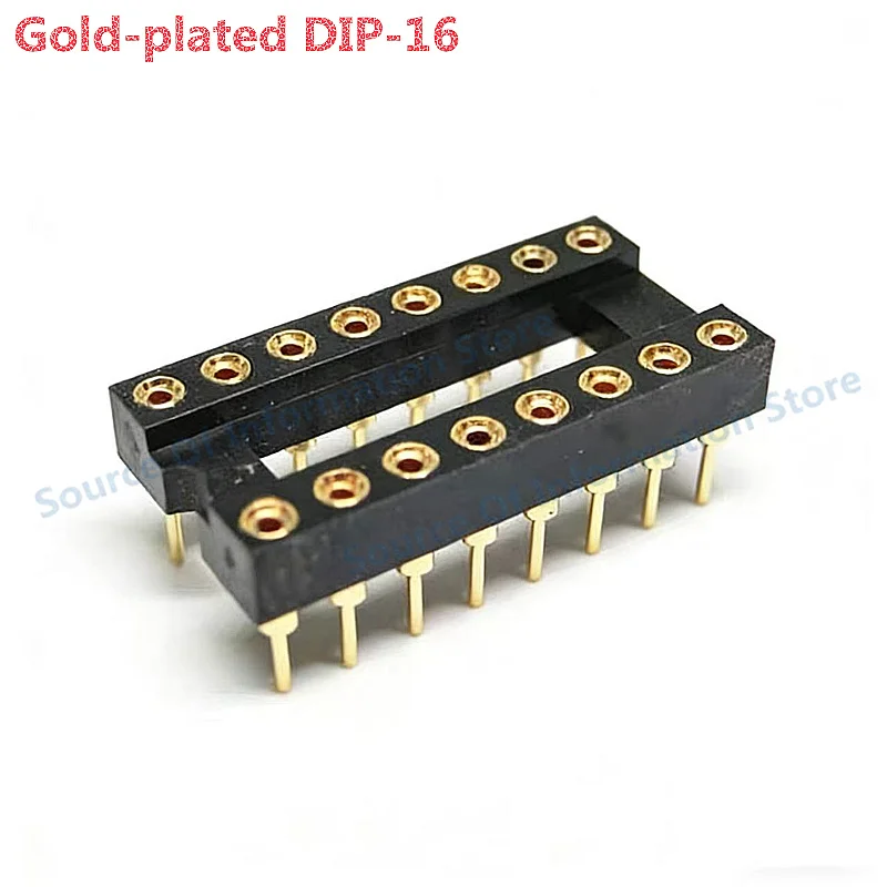 

10PCs, Gold-plated DIP-16 Integrated Amplifier Socket 100% New