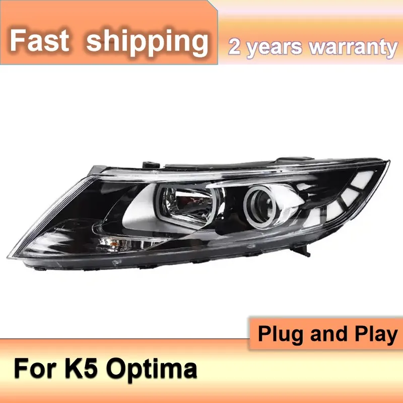 Car Accessories for Kia Optima Headlight 2011-2014 Kia K5 Headlights DRL Turn Signal High Beam Projector Lens