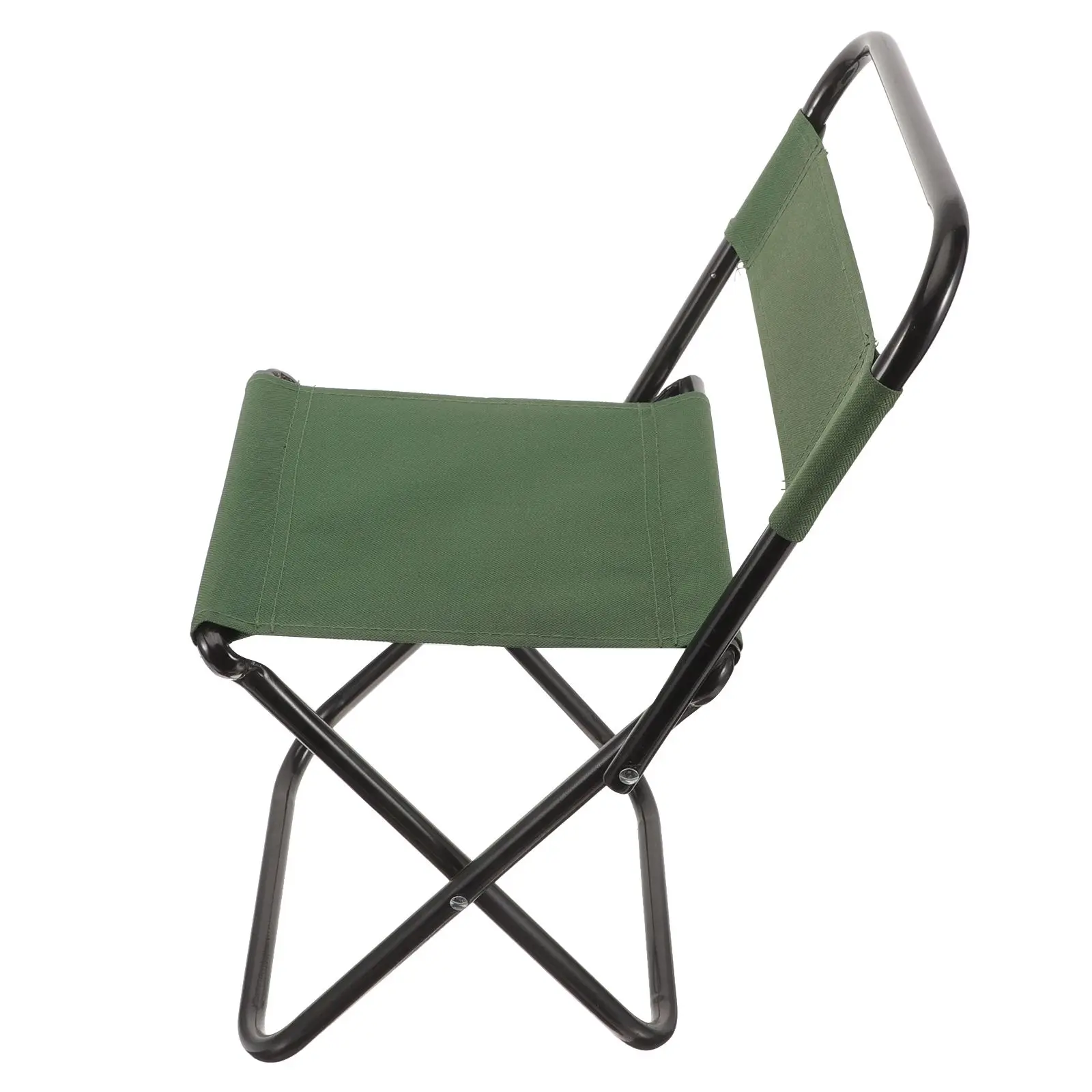 

1Pcs Outdoor Folding Chair Green Portable Small Foldable Stool Camping Fishing Garden Travel Picnic Multi functional