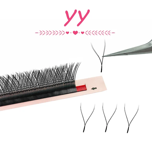 Imagen 2 del producto Diosa W en forma de flor 3D 4D 5D 6D 7D 8D floración automática ventiladores prefabricados extensiones de pestañas naturales suaves YY pestañas individuales