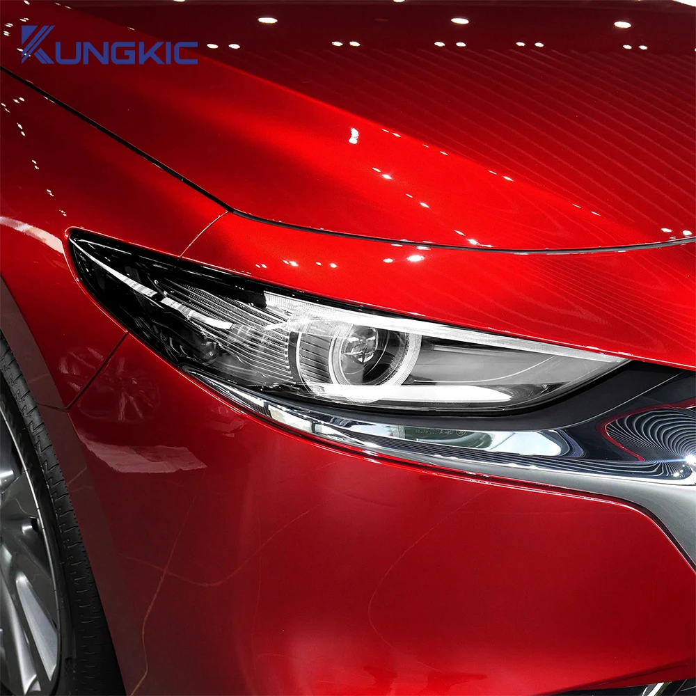 

Transparent TPU Car Headlight Protective Film For Mazda 3 BP 2019 2020 2021 2022 2023 2024 2025 2026 Mazda3 Axela Anti-Scratch