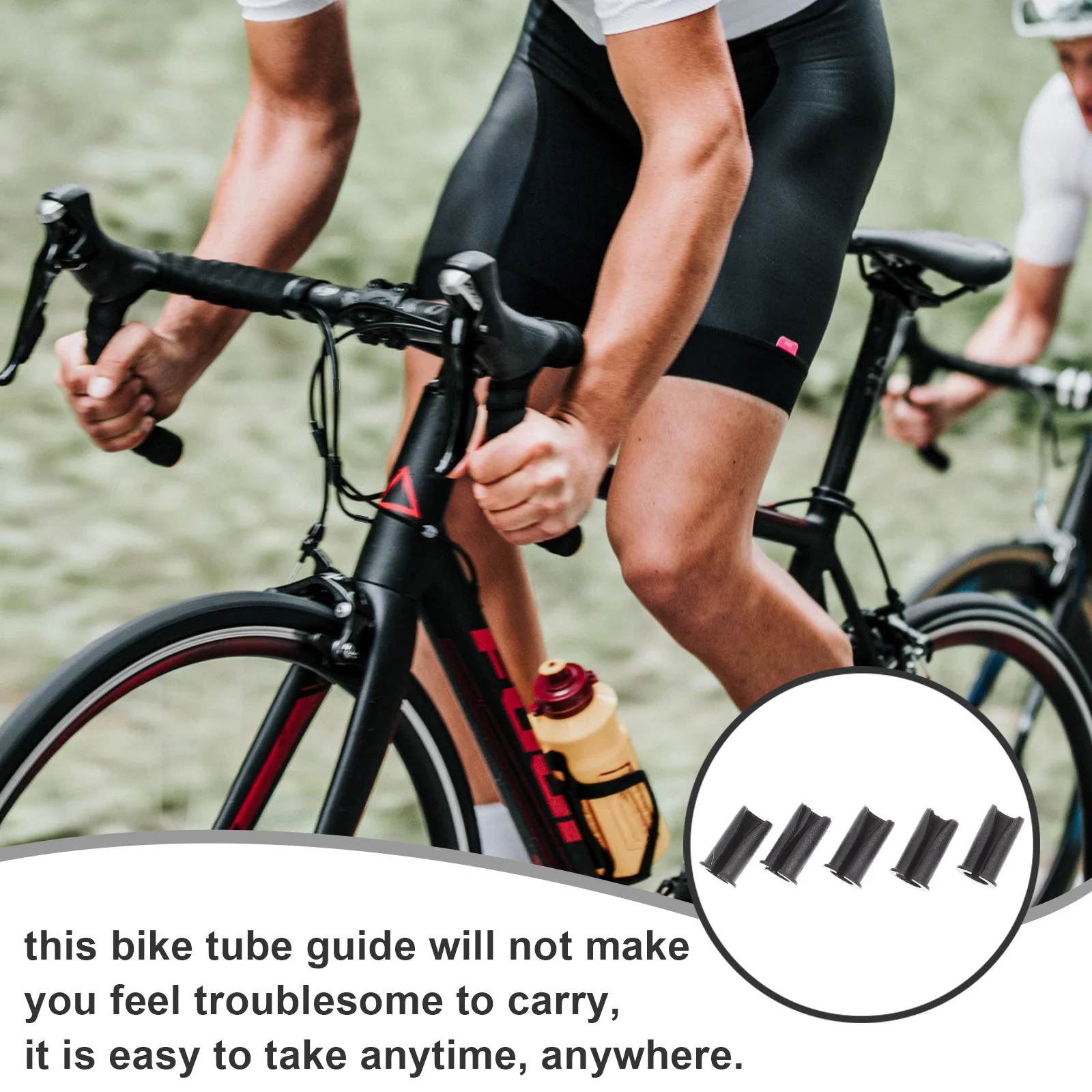 

10Pcs U Type Cable Clamp Bicycle Shifter Housing Clip Plastic Brake Cable Holder Bike Tube Guide Shifter Hose Guide