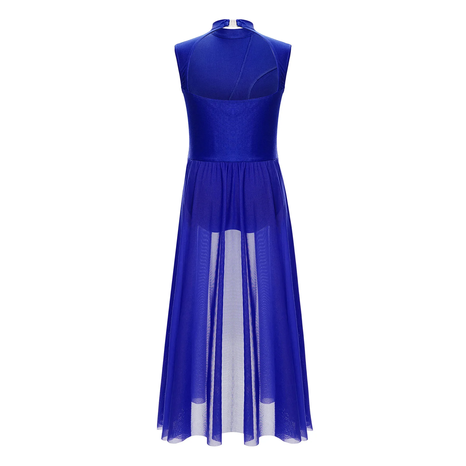 الفتيات غنائية الحديثة فستان رقص معاصر بلا أكمام الأزهار الدانتيل رداء رقص الباليه الجمباز الشكل التزلج أداء زي