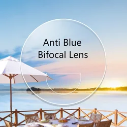 Bifocal Prescription Lens Glasses CR39 Optical Glasses Lenses 1.56/1.61/1.67/1.74 Professional Custom Prescription Lenses
