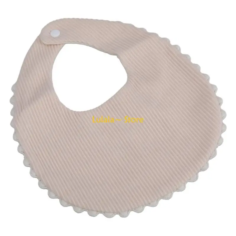 y4qa-ソフトよだれかけ新生児幼児よだれエプロン綿よだれかけベビーげっぷ布強力な吸収性摂食よだれかけベビー用品ベビーよだれかけ