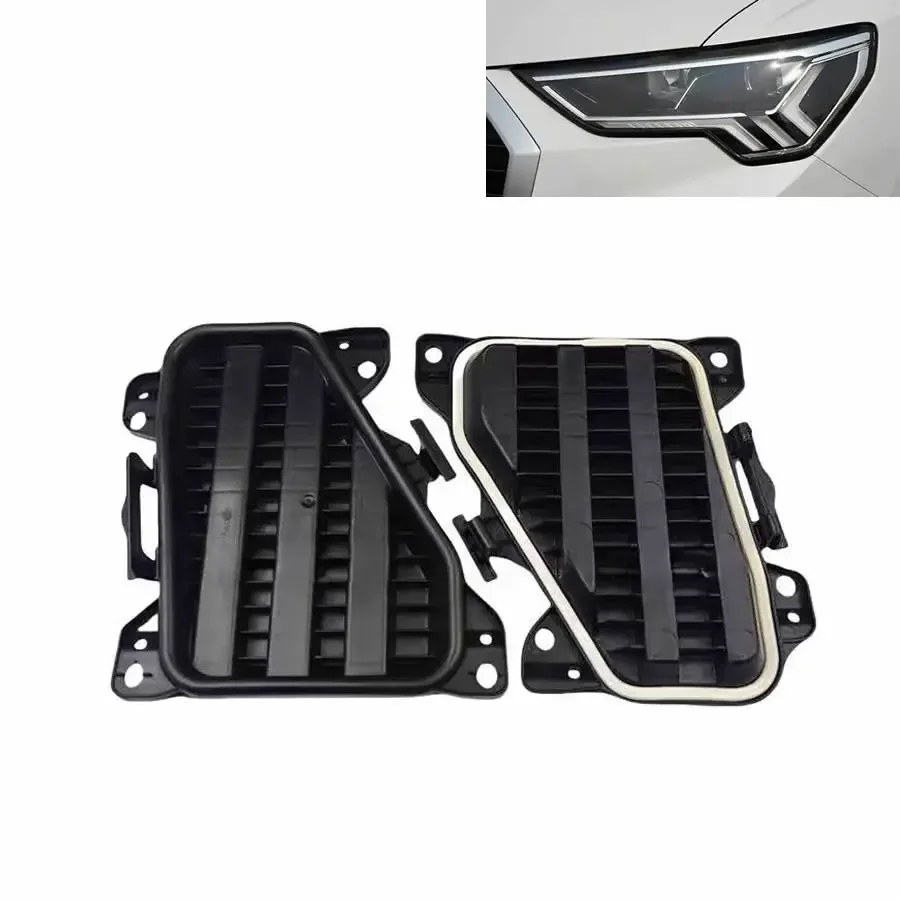 

For Audi Q3 2020 2021 2022 2023 Car Accessories Headlight Housing Dust Cover Sealing Waterproof Dustproof Headlamp Cap