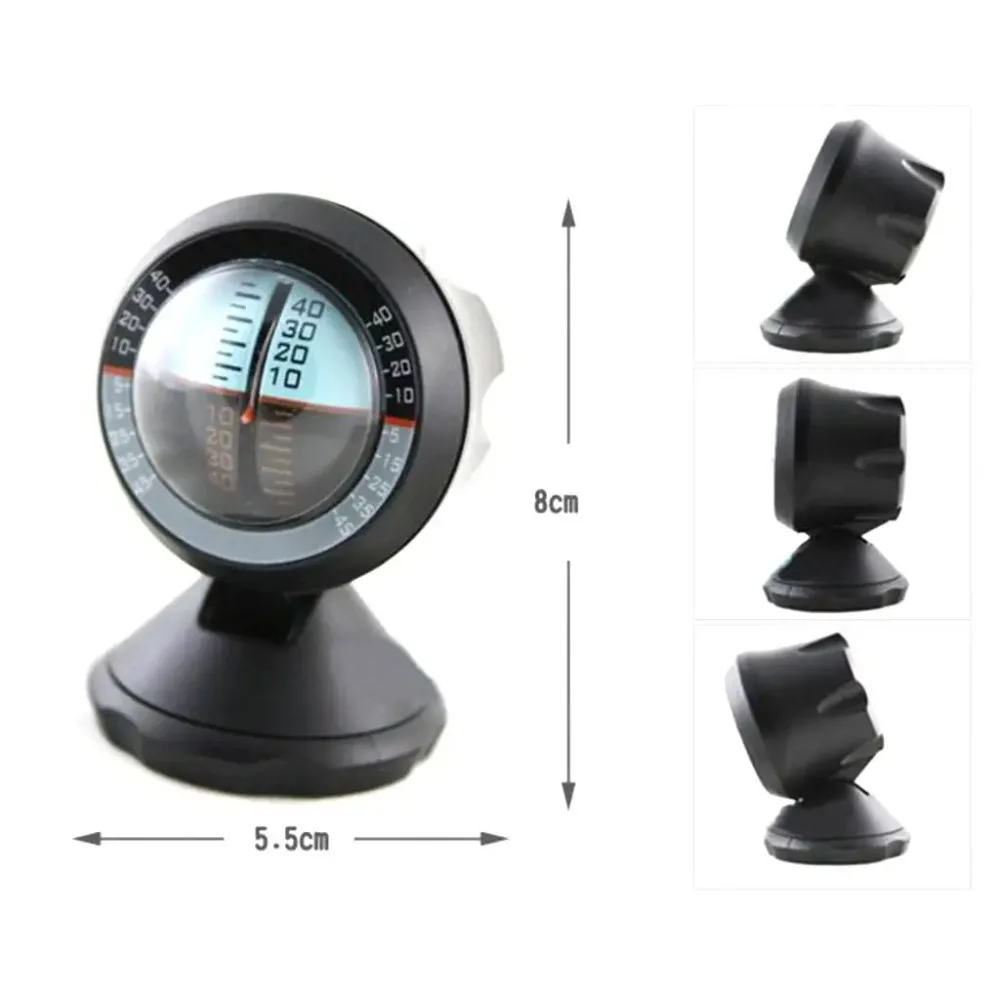 Car Inclinometer Slope Meter Multifunction Portable High-precision Auto Universal Compass Outdoor Measure Tool Vehicle Compass