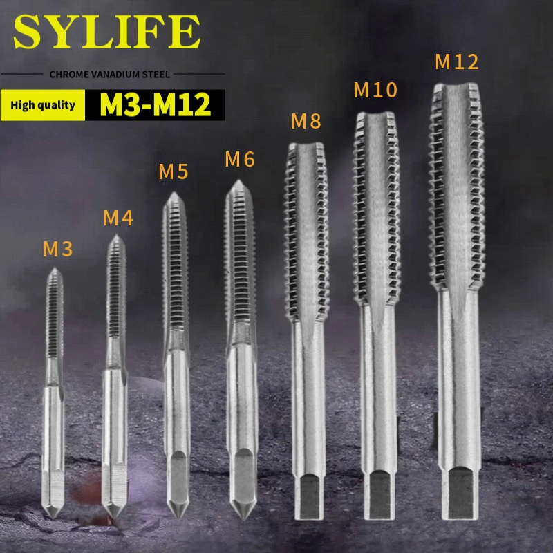 

Metric Plug T-shaped Tap 5pcsM3 M4 M5 M6 M8 M10 M12 Machine Screw Thread