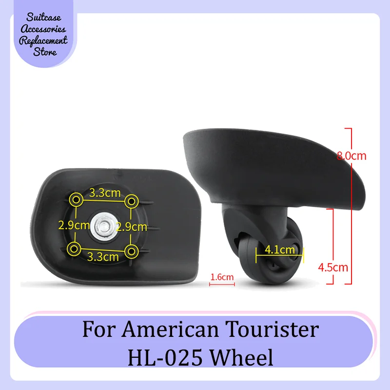 Suitable For The American Tourister HL-025 Smooth Silent Universal Wheel Replacement Suitcase Wheel Accessories Wheels Casters