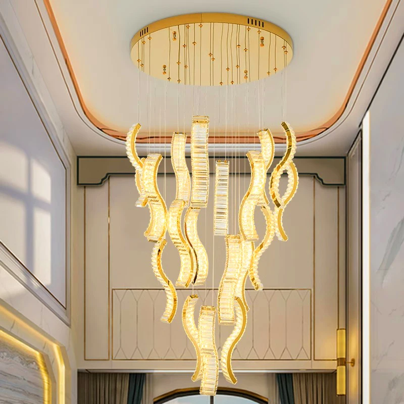 Hot Selling Strange Nordic Home Decoration Stair Chandelier Living RoomDining Room Pendant Lights Ceiling Light Indoor Lighting