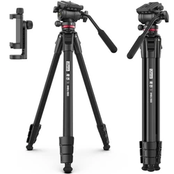 Ulanzi OMBRA 1.6M Tripod for Camera Phone Holder 360° Panorama Fluid Tripod With Arca Swiss for Canon Nikon Sony SLR DSLR