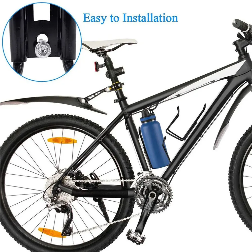 Aluminum Alloy Bicycle Bottle Holder Lightweight Universal Road Mountain Bike Water Bottle Rack Mount