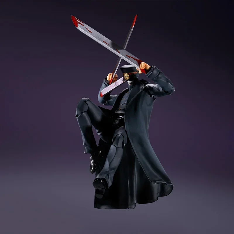 Bandai-Modèle de figurine d'action Anime, S.H.Figuarts, SHF Chainsaw Man, Kantana Man, Samurai Sword, Jouets originaux, Cadeaux de collection, En stock