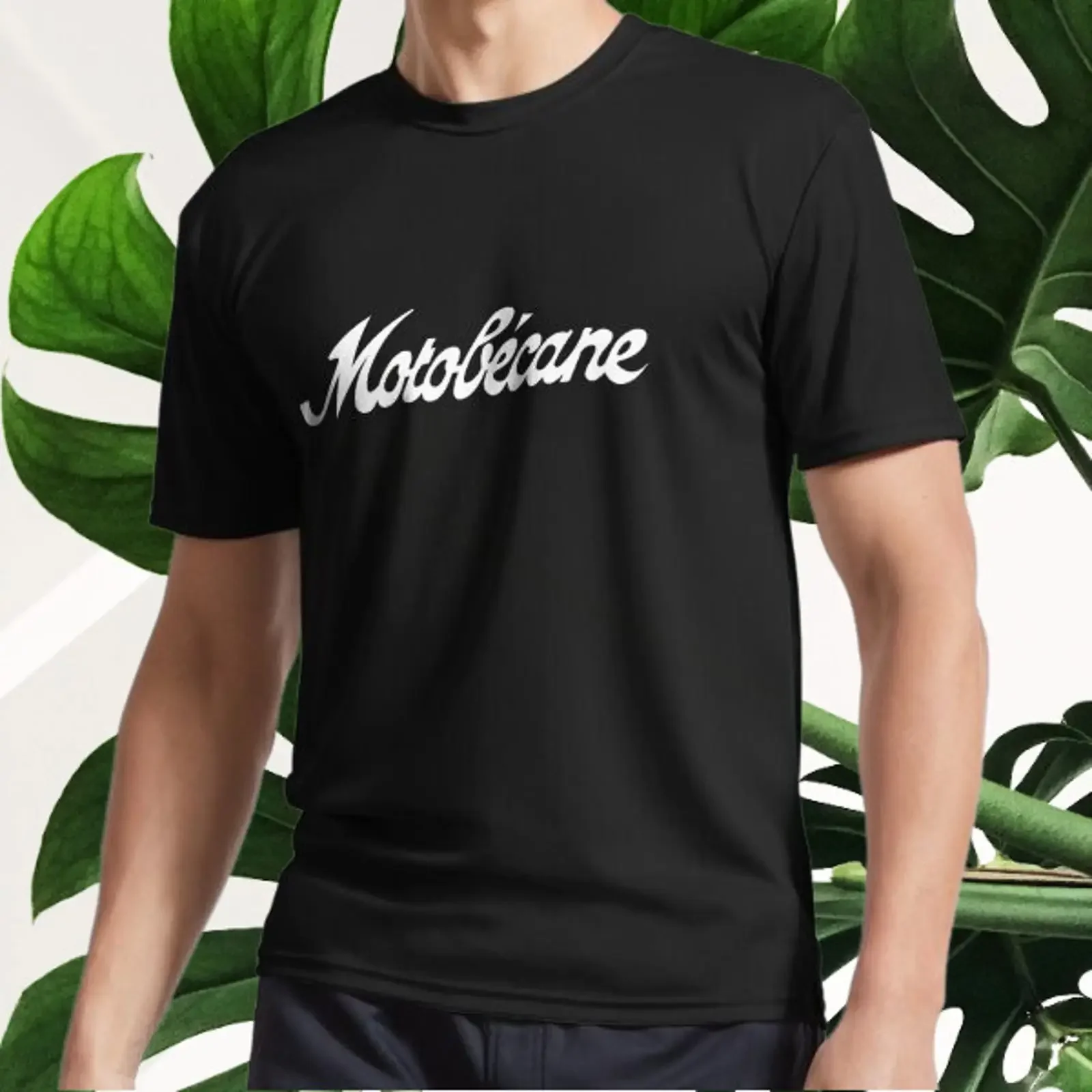 New Motobecane early script logo white Active T Shirt Funny Size S to 5XL vintage Washed Unisex homme Stylish Comfortable