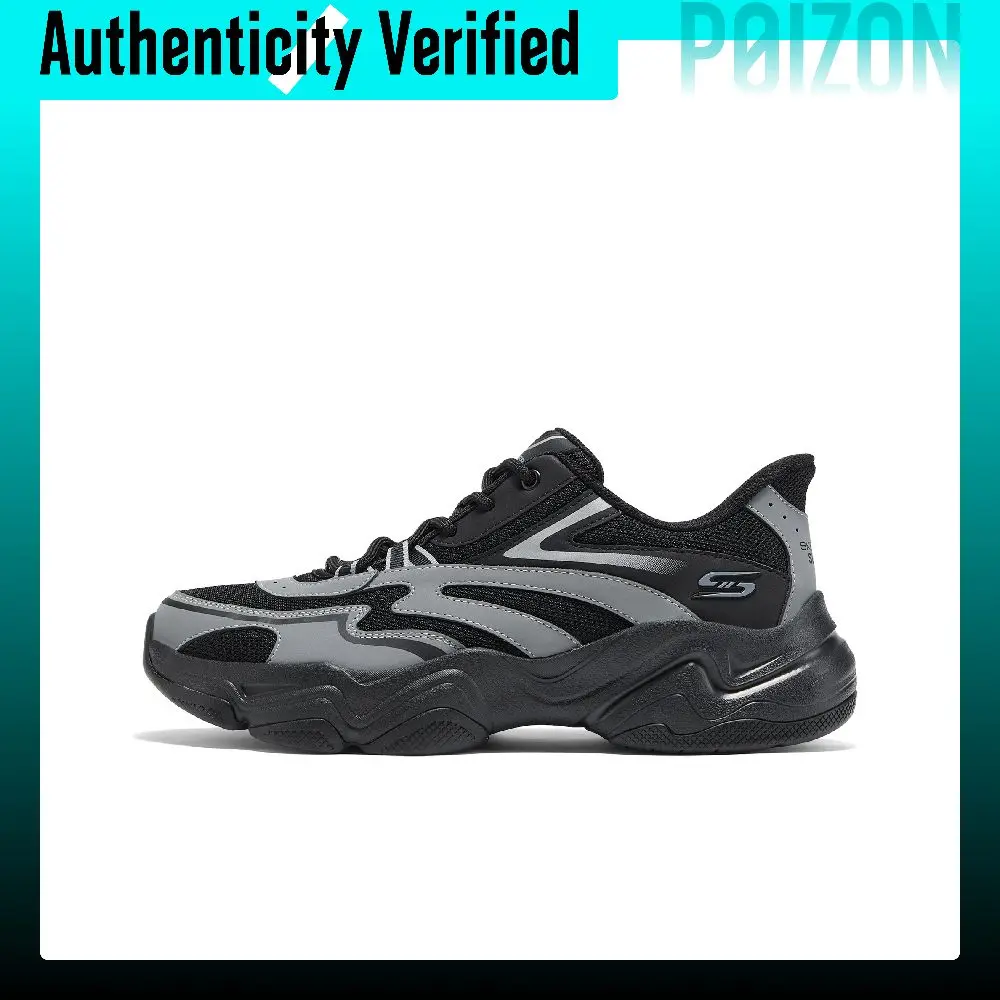 Skechers Slip Ins Breathable Low top Casual Shoes Men's Dark Gray 118332-BKGY