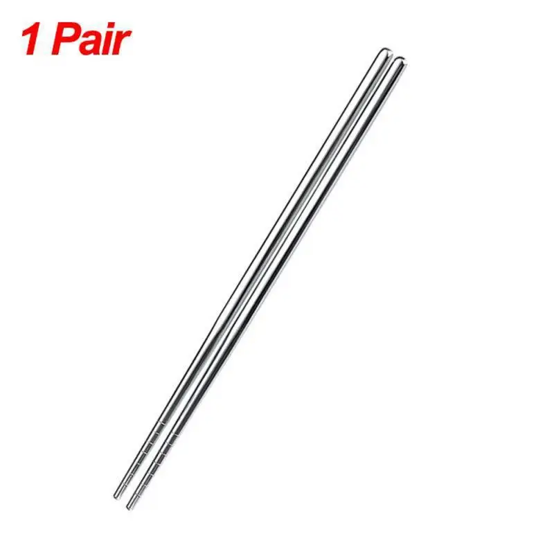 Anti-slip Sushi Chopsticks Lightweight Chinese Chopsticks Stainless Steel Insulation Stainless Steel Chopsticks Tableware