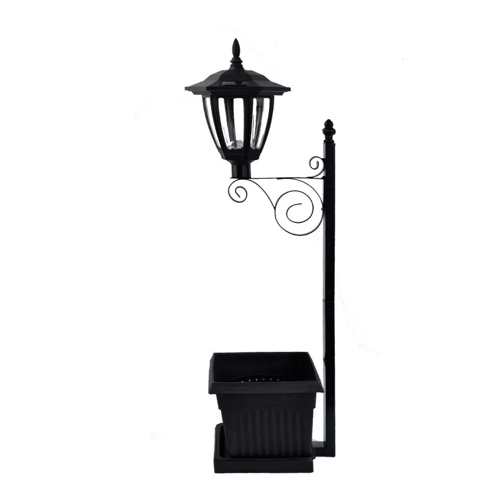 Waterproof Solar Planter Lamp 2 In 1 Warm White Outdoor Planter Lamp Vintage Auto On Off Sensor Solar Landscape Decor Light