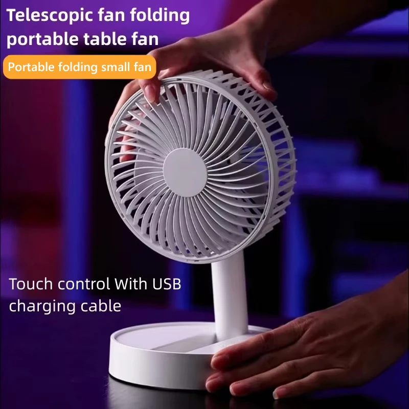 

F28 Fan Timeable Type-C Small Fan Folding Silent Portable Clip On Fan Dormitory Student Mini Fan Rechargeable Built-In Battery